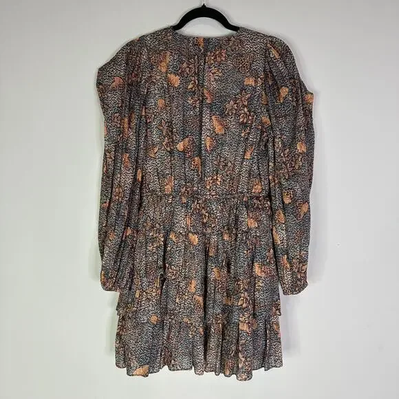 Ulla Johnson Tyra Dress in Aegean Size 8 - Picture 5 of 9